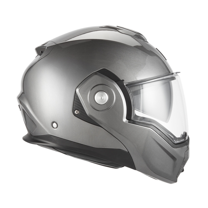 Kask motocyklowy typu flip-up NOX PREMIUM Spinner, matowy tytan