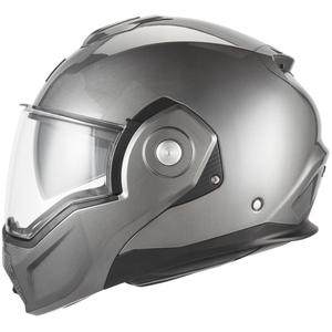 Kask motocyklowy typu flip-up NOX PREMIUM Spinner, matowy tytan