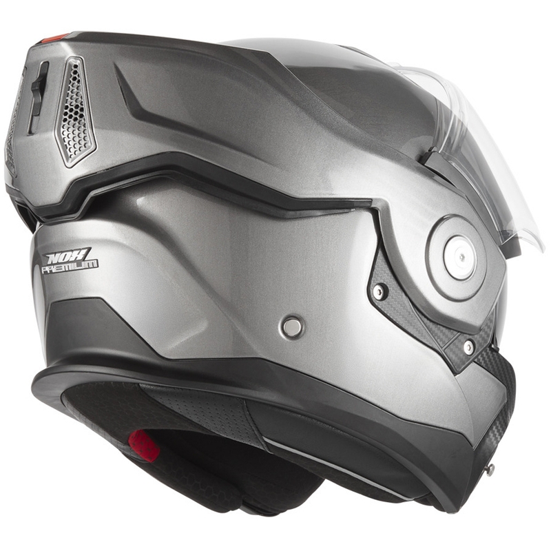 Kask motocyklowy typu flip-up NOX PREMIUM Spinner, matowy tytan