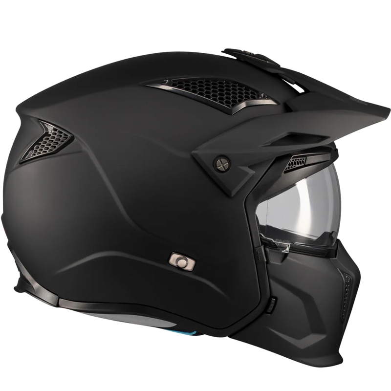 Kask motocyklowy modułowy MT Streetfighter SV S Pure A1 matowy czarny