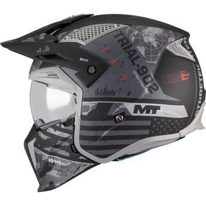 Kask motocyklowy modułowy MT Streetfighter SV S Belic B2 matowy czarno-szary