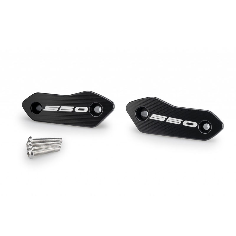 Mirrors caps PUIG black