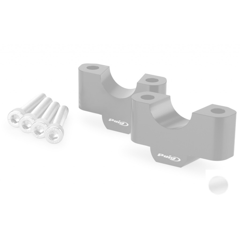 Risers PUIG silver height 30mm, d 29mm