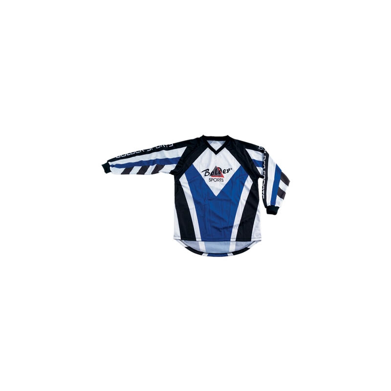 MX Tshirt Bolder biały i niebieski krzyż 601 -. Rozmiar 3XL