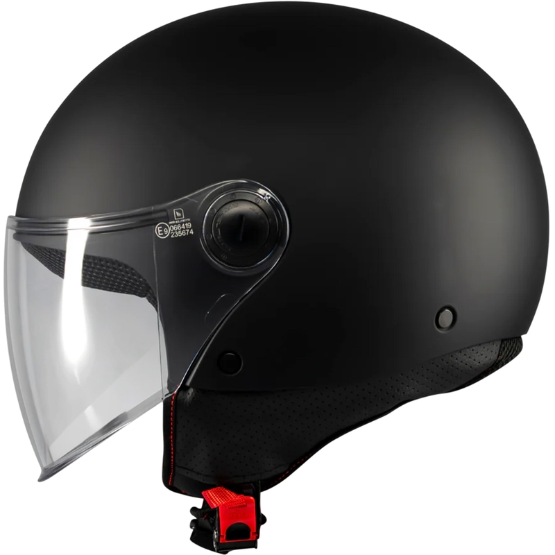 Kask motocyklowy otwarty MT Street S Pure A1 matowy czarny