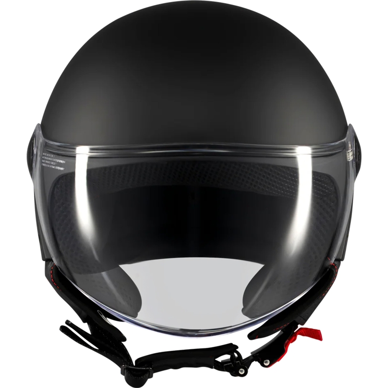 Kask motocyklowy otwarty MT Street S Pure A1 matowy czarny