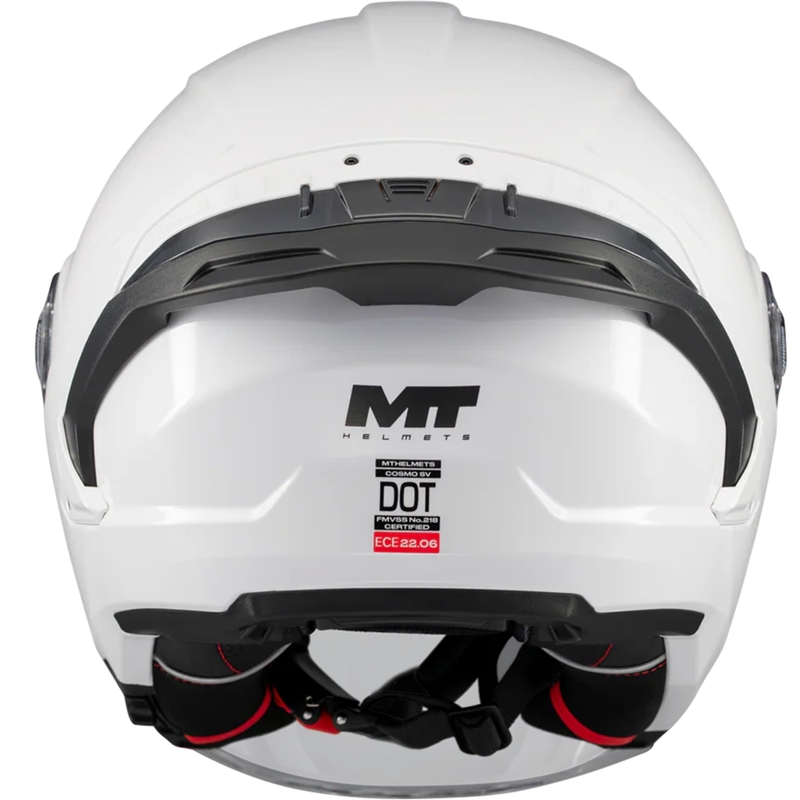 Kask motocyklowy otwarty MT Cosmo SV Pure A0 biały