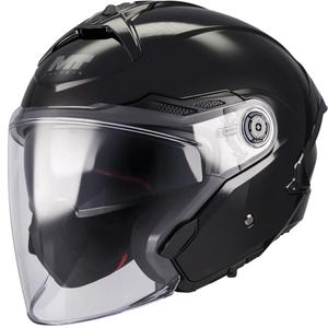 Kask motocyklowy otwarty MT Cosmo SV Pure A1 czarny