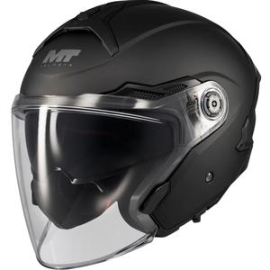 Kask motocyklowy otwarty MT Cosmo SV Pure A1 matowy czarny
