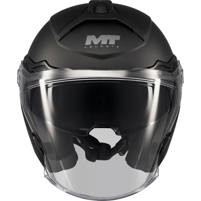 Kask motocyklowy otwarty MT Cosmo SV Pure A1 matowy czarny