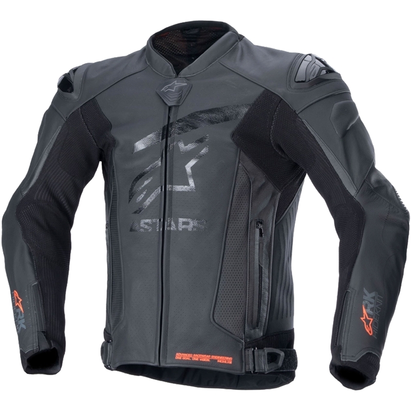 Skórzana kurtka motocyklowa Alpinestars GP Plus R 4 Rideknit czarno-czarna