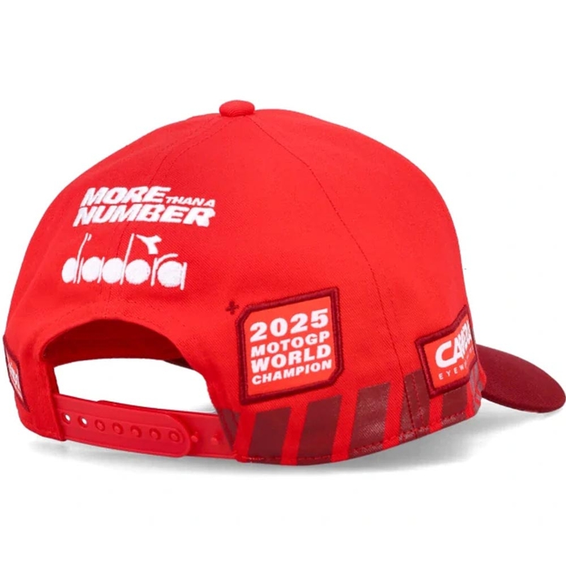 Ducati Marc Marquez 93 Midvisor World Champ Cap czerwony