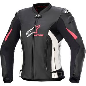 Damska kurtka motocyklowa Alpinestars GP PLUS 4 czarno-biało-różowa