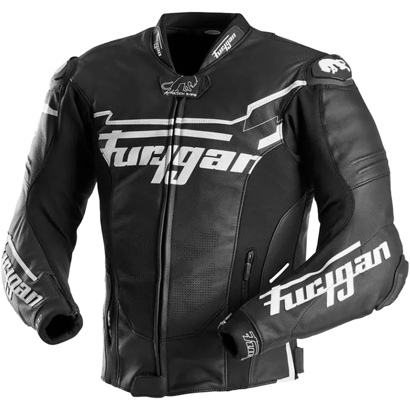 Kurtka motocyklowa skórzana Furygan Sirius czarno-biała