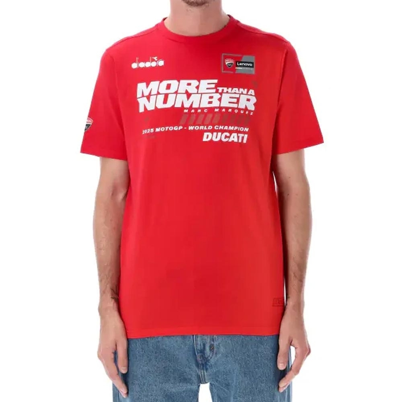 Koszulka Ducati Marc Marquez MM93 World Champ czerwona