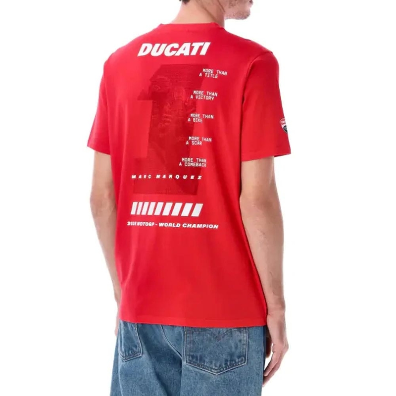 Koszulka Ducati Marc Marquez MM93 World Champ czerwona