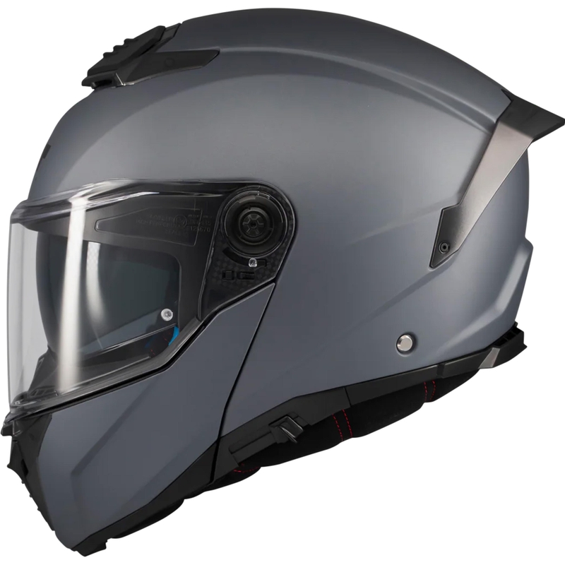 Kask motocyklowy typu flip-up MT Atom 2 SV Pure A2 matowy szary