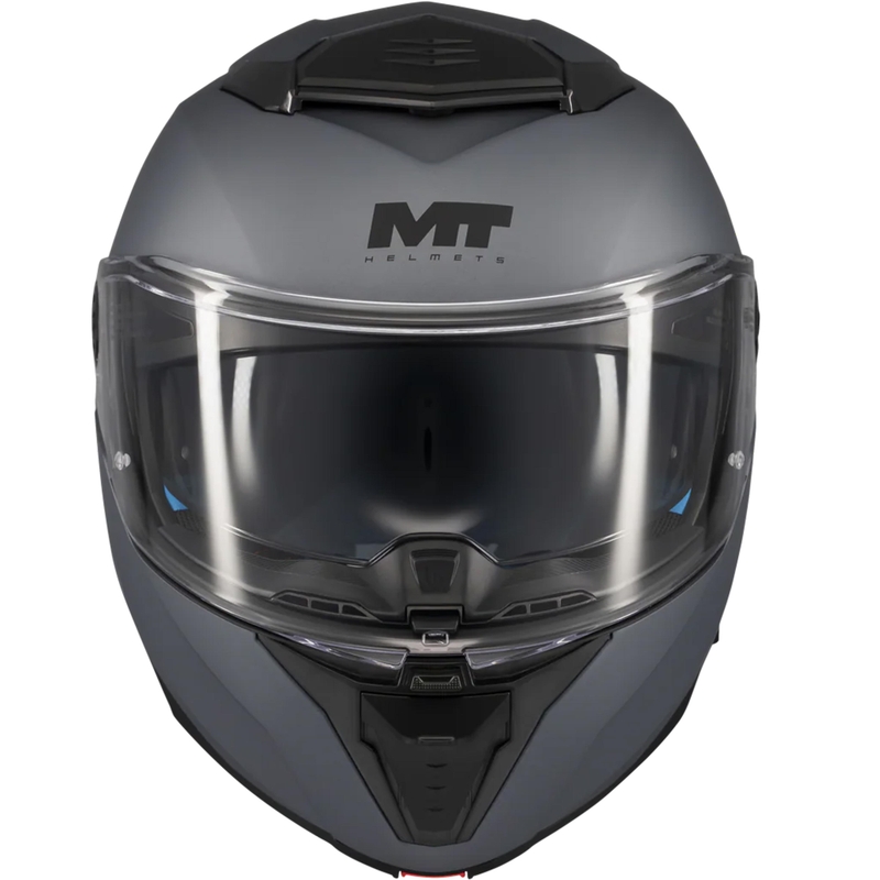 Kask motocyklowy typu flip-up MT Atom 2 SV Pure A2 matowy szary