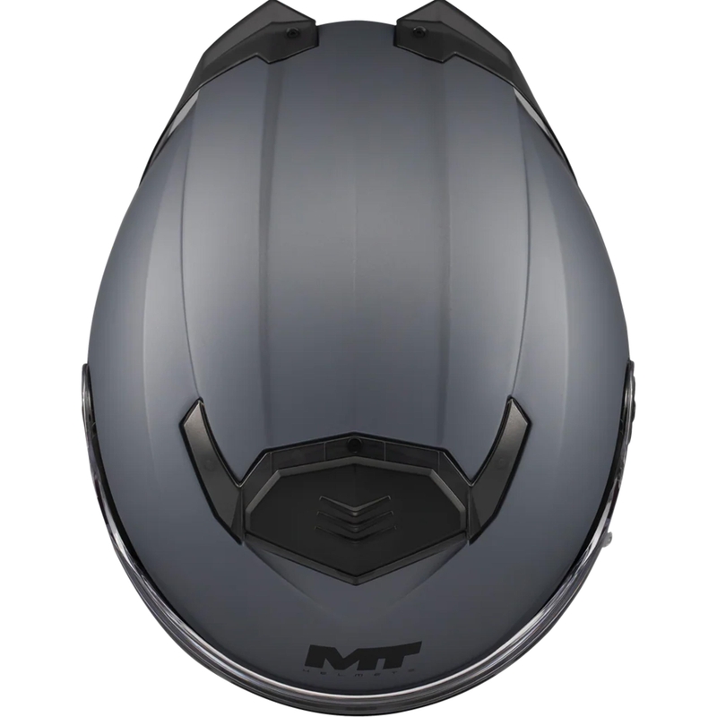 Kask motocyklowy typu flip-up MT Atom 2 SV Pure A2 matowy szary