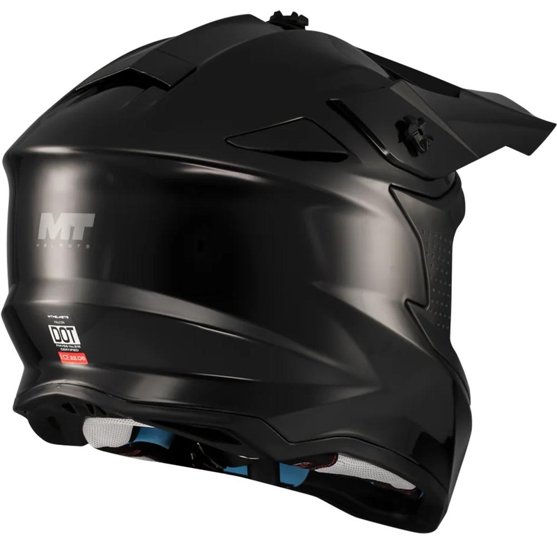 Kask motocrossowy MT Falcon S Pure A1 matowy czarny