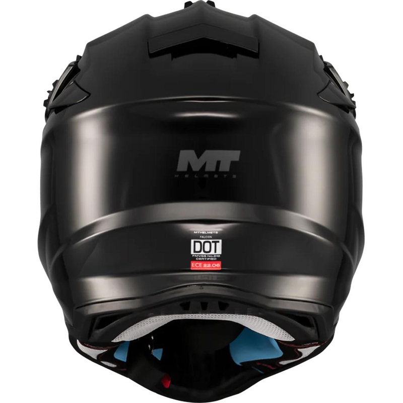 Kask motocrossowy MT Falcon S Pure A1 matowy czarny