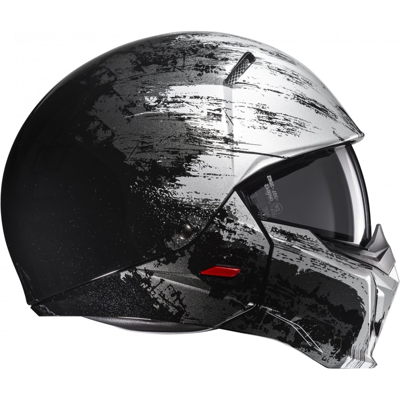 Kask otwarty z maską HJC i20 Furia MC5 czarno-szary - II gatunek - II. jakość