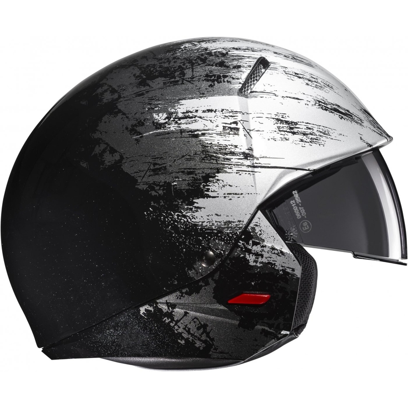 Kask otwarty z maską HJC i20 Furia MC5 czarno-szary - II gatunek - II. jakość