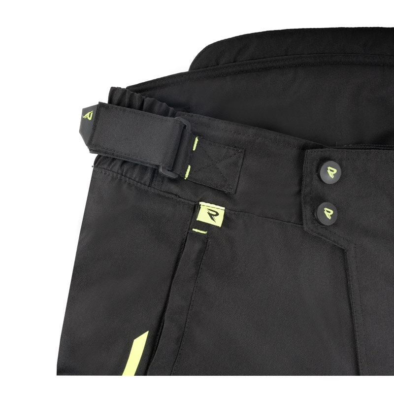 Spodnie motocyklowe Street Racer Flex Air czarno-fluo-żółte - II gatunek - II. jakość