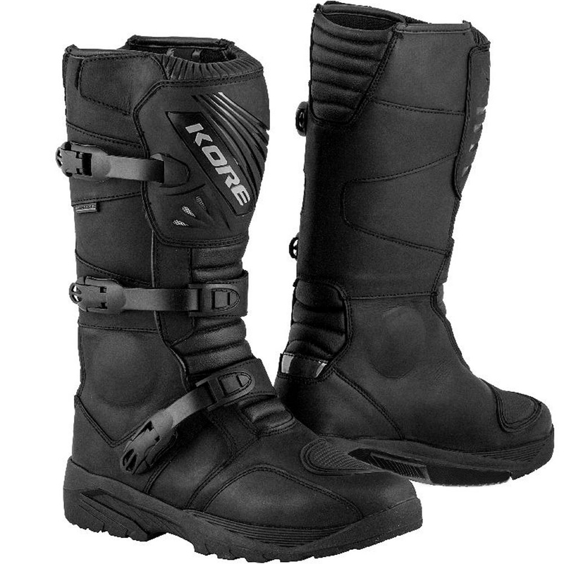 Buty motocyklowe Kore Adventure Long 3.0 czarne - II gatunek - II. jakość