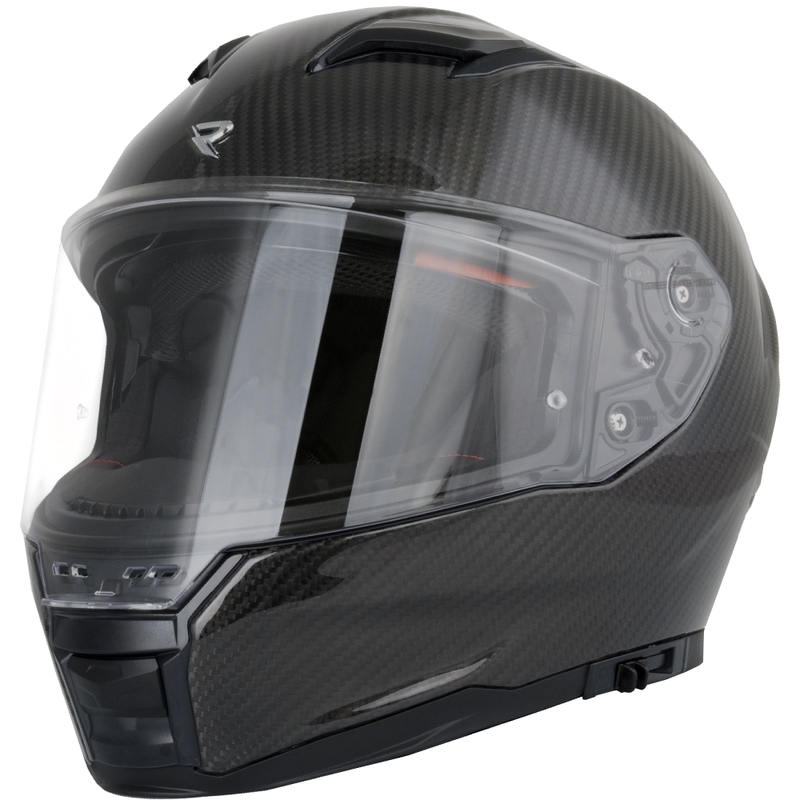 Kask motocyklowy integralny Street Racer Titan Carbon czarny - II gatunek - II. jakość