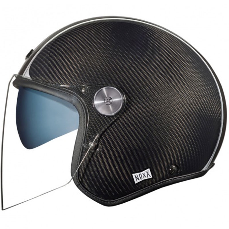 Kask motocyklowy Nexx X.G30 Carbon SV z otwartą twarzą z włókna węglowego – klasa II - II. jakość