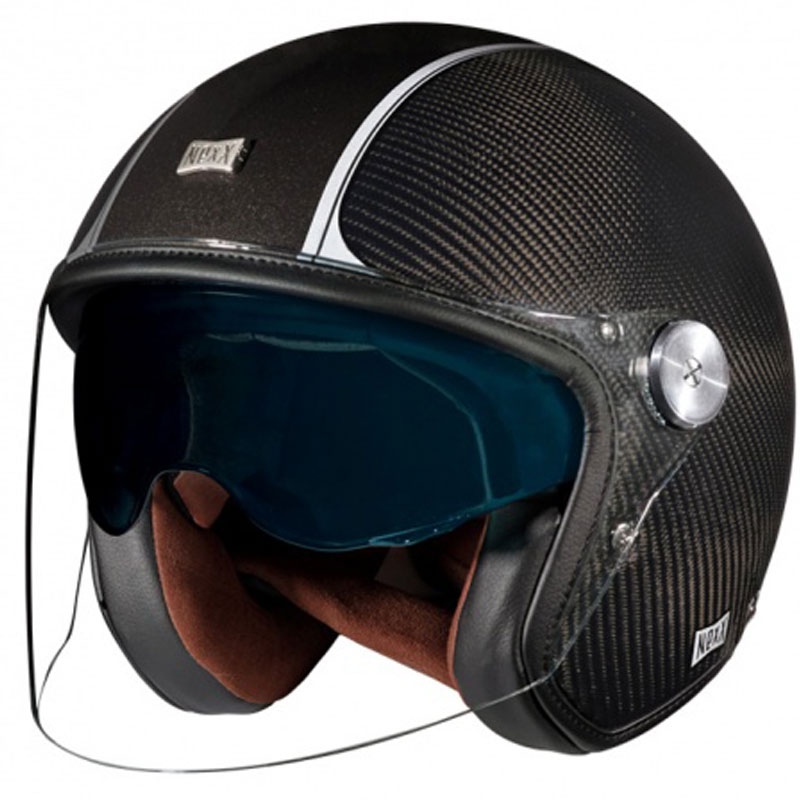 Kask motocyklowy Nexx X.G30 Carbon SV z otwartą twarzą z włókna węglowego – klasa II - II. jakość