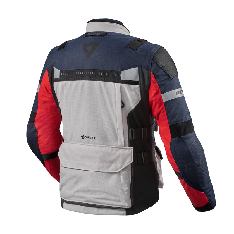 Kurtka motocyklowa Revit Defender 3 GTX czerwono-niebieska - II gatunek - II. jakość