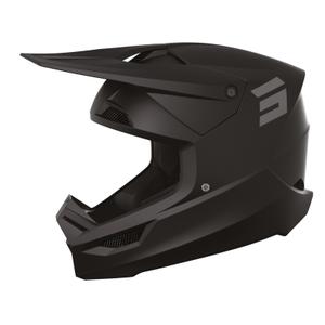 Kask motocrossowy Shot Furious Solid czarny - II gatunek - II. jakość
