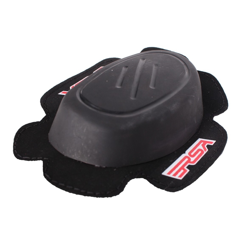 Skórzane spodnie motocyklowe RSA Imola czarno-czerwone wyprzedaż