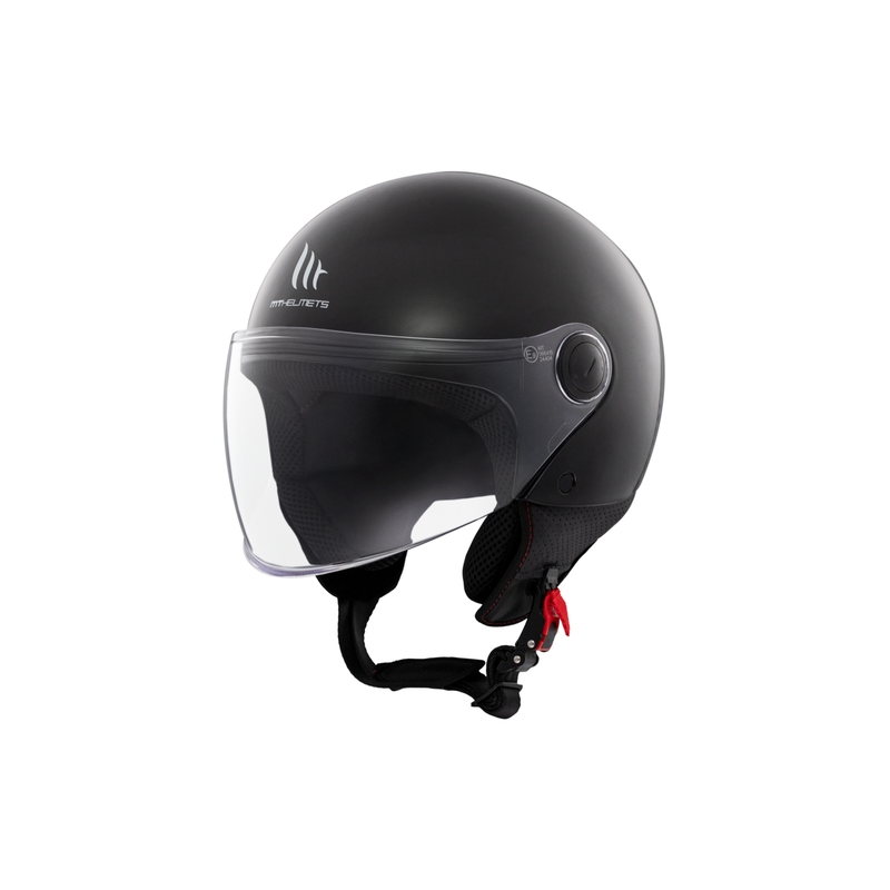 Kask motocyklowy otwarty MT Street S czarny połysk - II gatunek - II. jakość