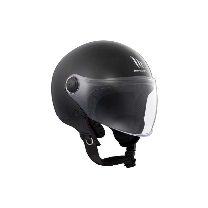 Kask motocyklowy otwarty MT Street S czarny połysk - II gatunek - II. jakość