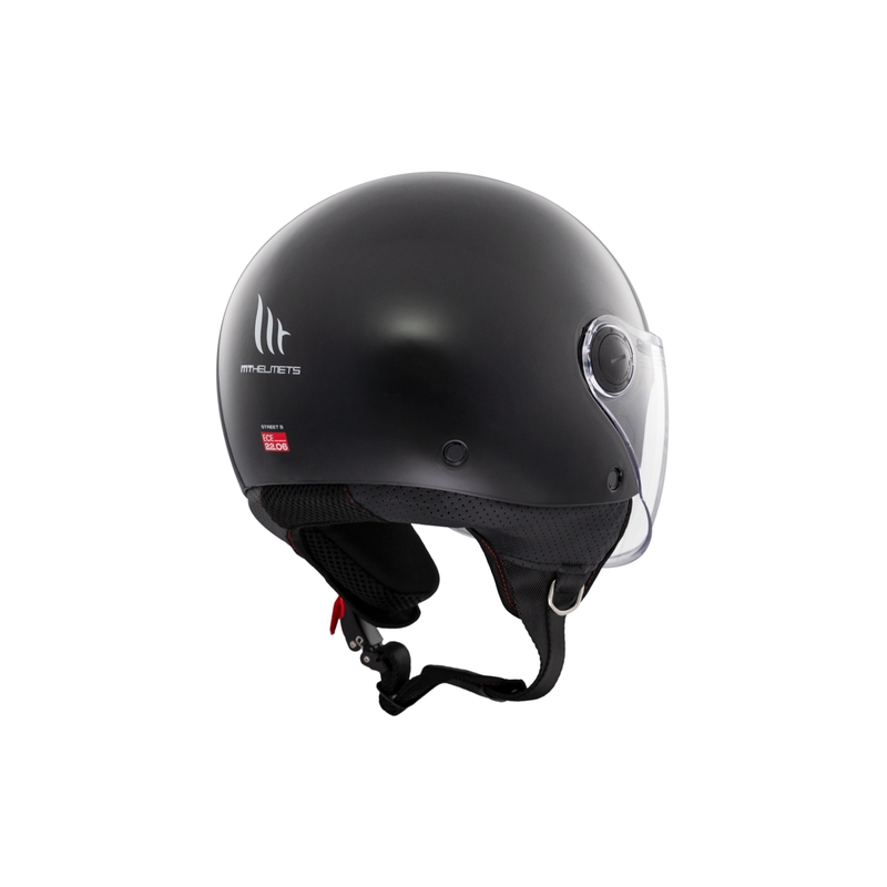 Kask motocyklowy otwarty MT Street S czarny połysk - II gatunek - II. jakość