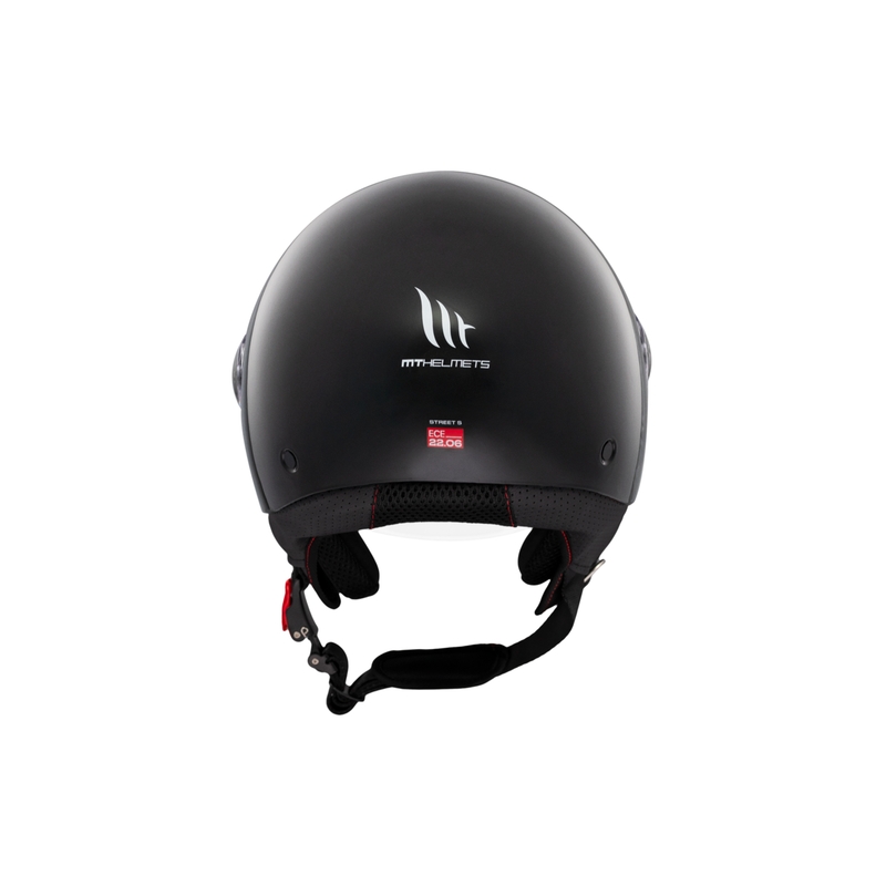 Kask motocyklowy otwarty MT Street S czarny połysk - II gatunek - II. jakość