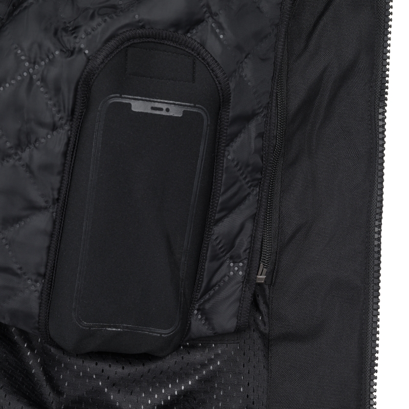 Kurtka motocyklowa RSA Compact 2 czarno-szara - II gatunek - II. jakość