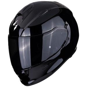Kask motocyklowy integralny Scorpion Exo-491 Solid, czarny połysk - II gatunek - II. jakość