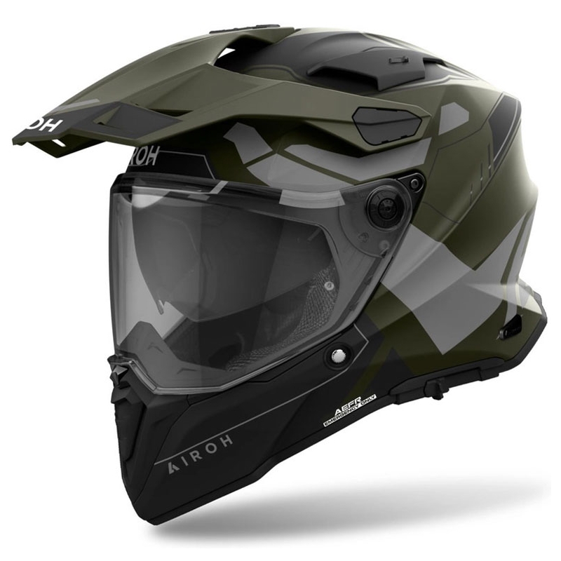 Kask Airoh Commander 2 Reveal Enduro Matowy Zielony