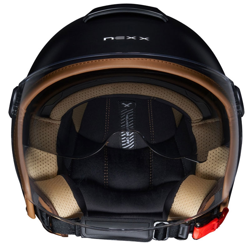 Kask motocyklowy otwarty NEXX Y.10 Sunny, czarny, II stopnia - II. jakość
