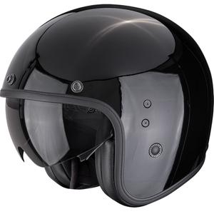 Kask motocyklowy otwarty Scorpion Belfast EVO Solid czarny - II gatunek - II. jakość