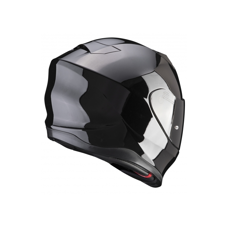 Kask integralny Scorpion EXO-520 EVO AIR Solid, czarny połysk, sprzedaż - II gatunek wyprzedaż - II. jakość