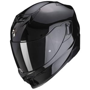 Kask integralny Scorpion EXO-520 EVO AIR Solid, czarny połysk, sprzedaż - II gatunek wyprzedaż - II. jakość