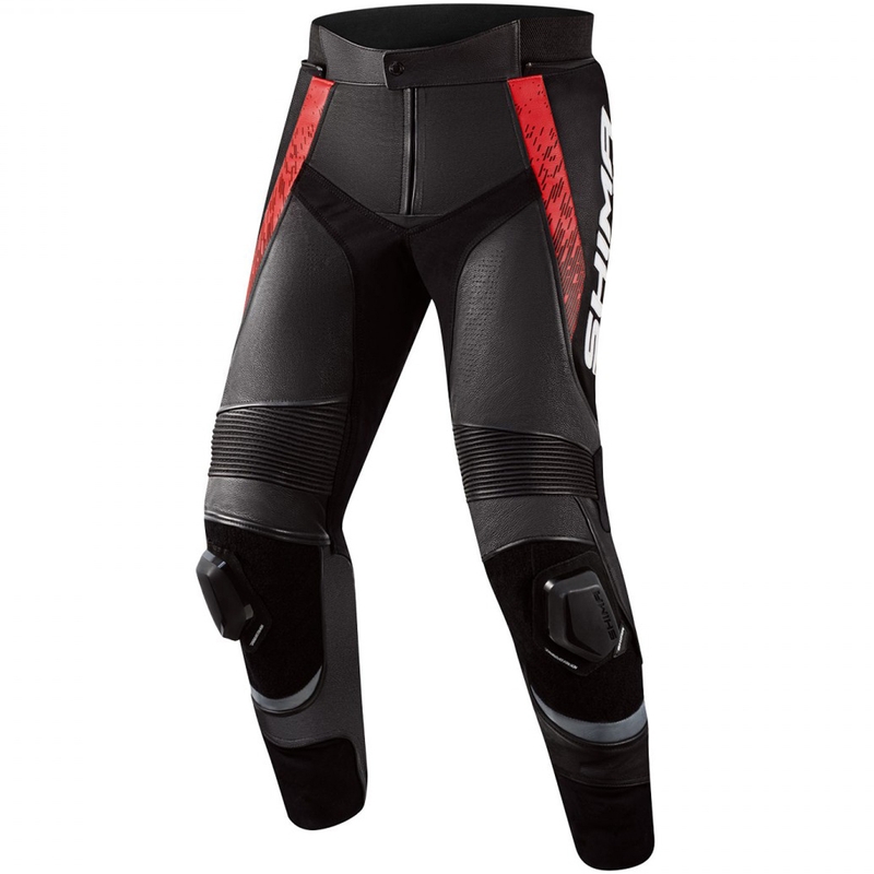 Spodnie motocyklowe Shima STR 2.0 czarno-czerwone