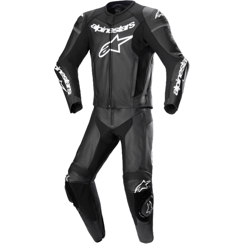 Dwuczęściowy skórzany kombinezon Alpinestars GP Force Lurv kolorze czarno-białym