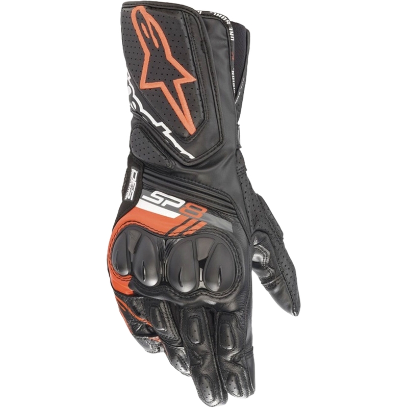Rękawiczki motocyklowe Alpinestars SP-8 czarno-fluoczerwone
