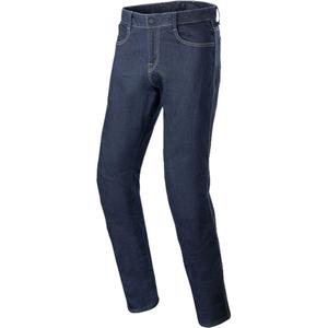 Niebieskie, sprane jeansy motocyklowe Alpinestars Radon Relaxed Fit Denim